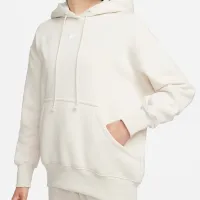 Hanorac pentru femei Nike W Nsw Style Flc Po Hoodie Os White photo 7