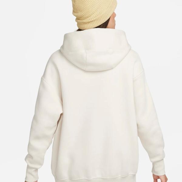 Hanorac pentru femei Nike W Nsw Style Flc Po Hoodie Os White photo 2