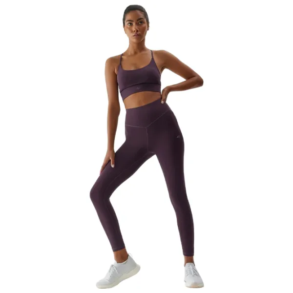 Colanți sport pentru femei 4F 4FAW23TFTIF154 XS/ Burgundy photo 3