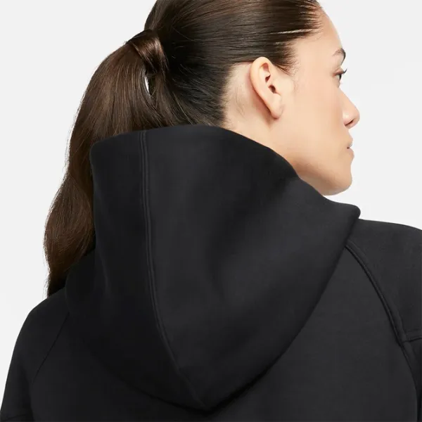 Толстовка для женщин Nike W Nsw Tch Flc Wr Fz Hdy Черный photo 5