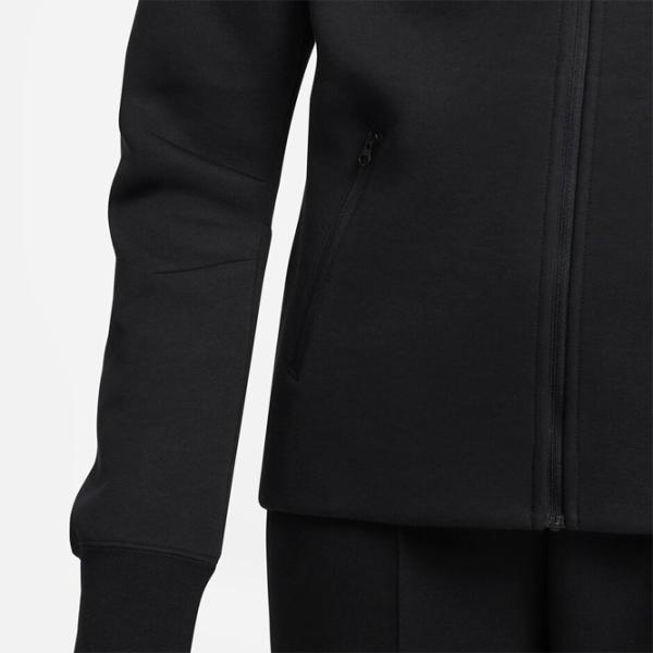 Hanorac pentru femei Nike W Nsw Tch Flc Wr Fz Hdy Black photo 6