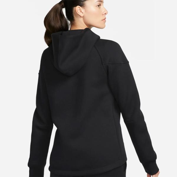 Hanorac pentru femei Nike W Nsw Tch Flc Wr Fz Hdy Black photo 2