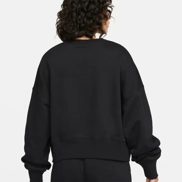 Толстовка для женщин Nike W Nsw Style Flc Crew Oos Черный photo 2