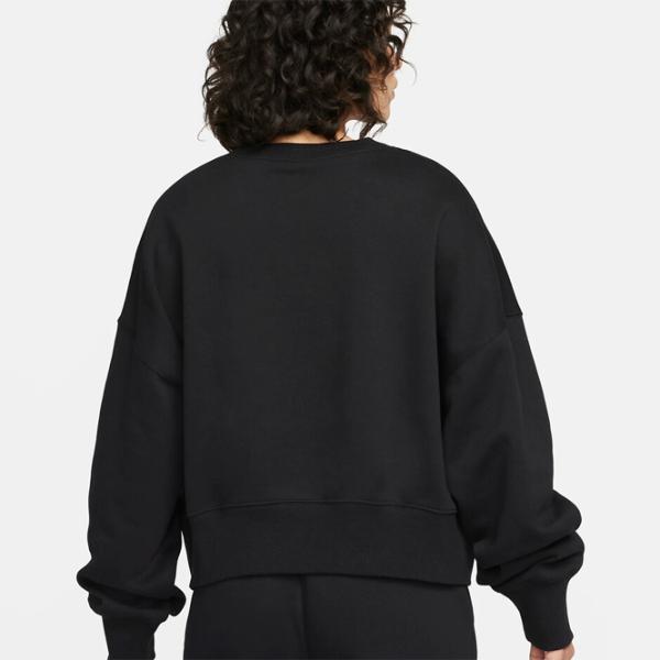 Толстовка для женщин Nike W Nsw Style Flc Crew Oos Черный photo 2