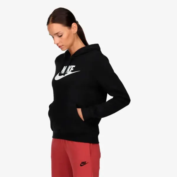 Толстовка для женщин Nike W Nsw Club Flc Gx Po Hdy Std Черный photo 3