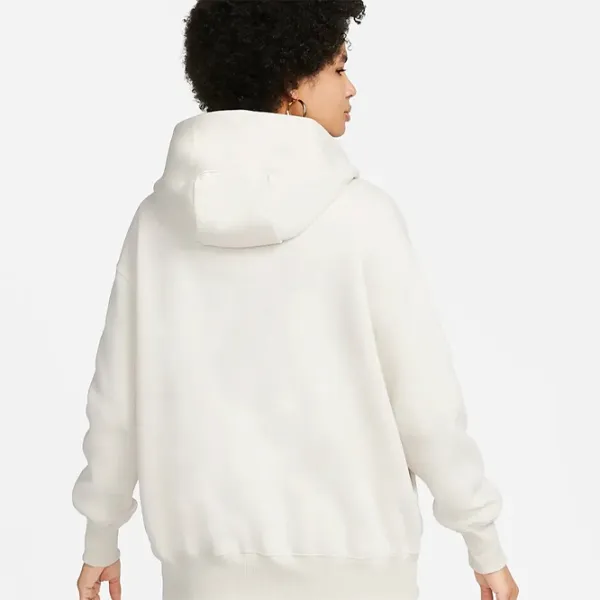 Hanorac pentru femei Nike Nsw Style Flc Fz Hoodie Os White photo 2 Hanorac pentru femei Nike Nsw Style Flc Fz Hoodie Os White photo 2