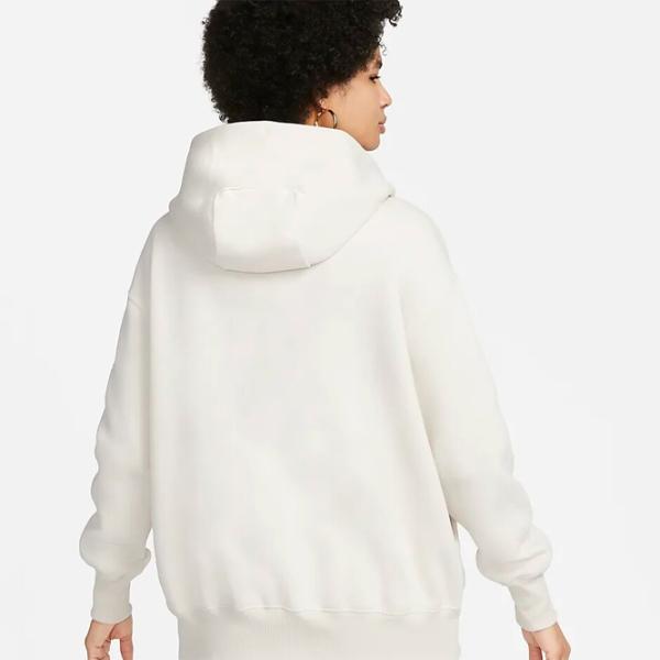 Hanorac pentru femei Nike Nsw Style Flc Fz Hoodie Os White photo 2 Hanorac pentru femei Nike Nsw Style Flc Fz Hoodie Os White photo 2