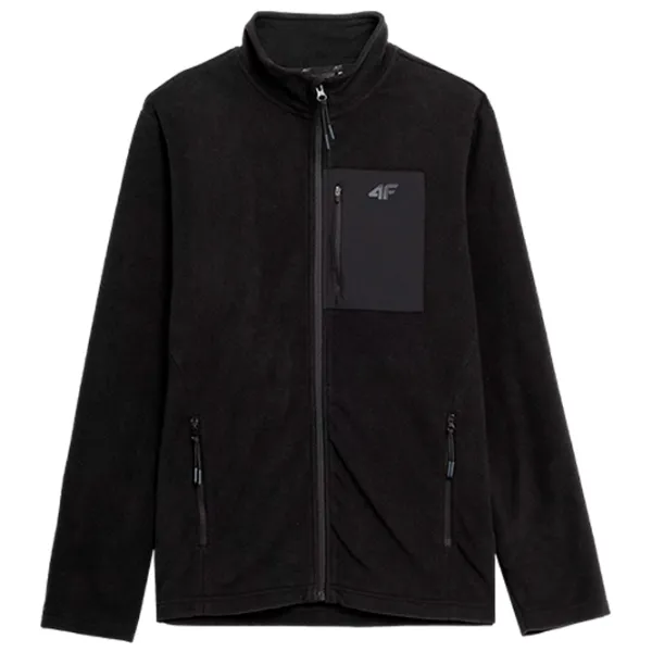 Hanorac pentru bărbați 4F 4FSS23TFLEM074 Drept/ Black photo 5