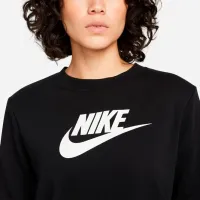 Hanorac pentru femei Nike W Nsw Club Flc Gx Crew Std Black photo 3