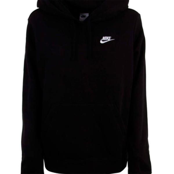 Hanorac pentru femei Nike W Nsw Club Flc Po Hdy Std Black photo 3