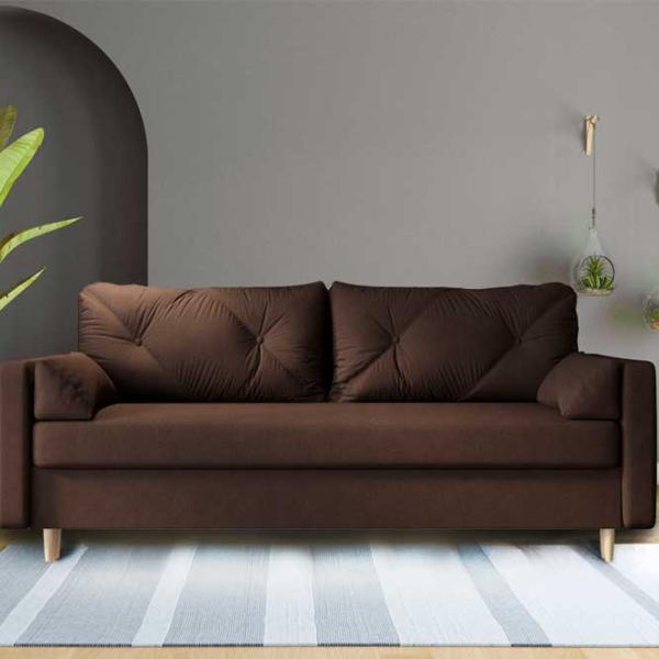 Canapea Space Meble Astra Cosmic 800 (5597223) Velur/ Brown photo 3 Canapea Space Meble Astra Cosmic 800 (5597223) Velur/ Brown photo 3