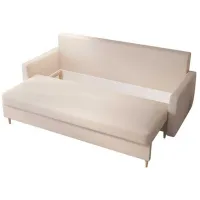 Canapea Space Meble Astra Cosmic 800 (5596905) Velur/ Cream photo 3