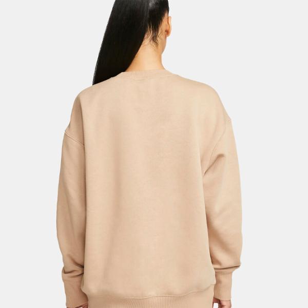 Hanorac pentru femei Nike W Nsw Style Flc Crew Os Beige photo 2 Hanorac pentru femei Nike W Nsw Style Flc Crew Os Beige photo 2