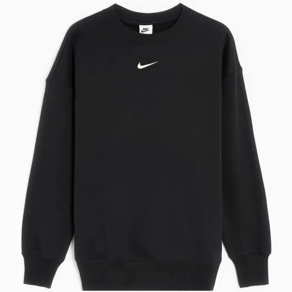 Толстовка для женщин Nike W Nsw Style Flc Crew Os Черный photo 5