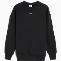 Hanorac pentru femei Nike W Nsw Style Flc Crew Os Black photo 5