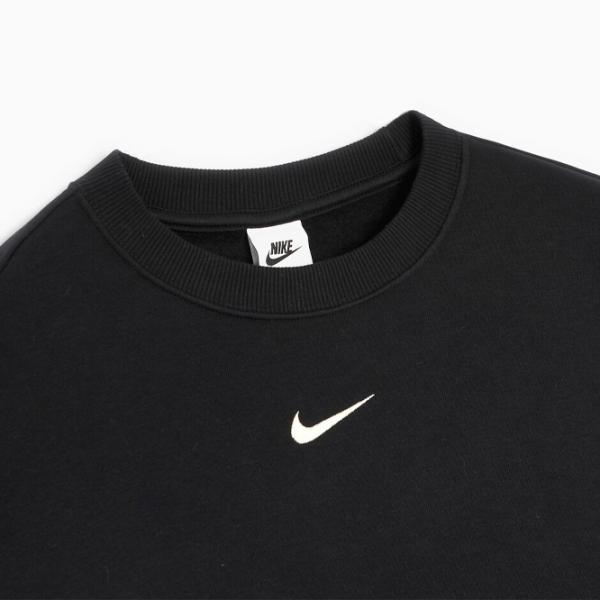 Толстовка для женщин Nike W Nsw Style Flc Crew Os Черный photo 6