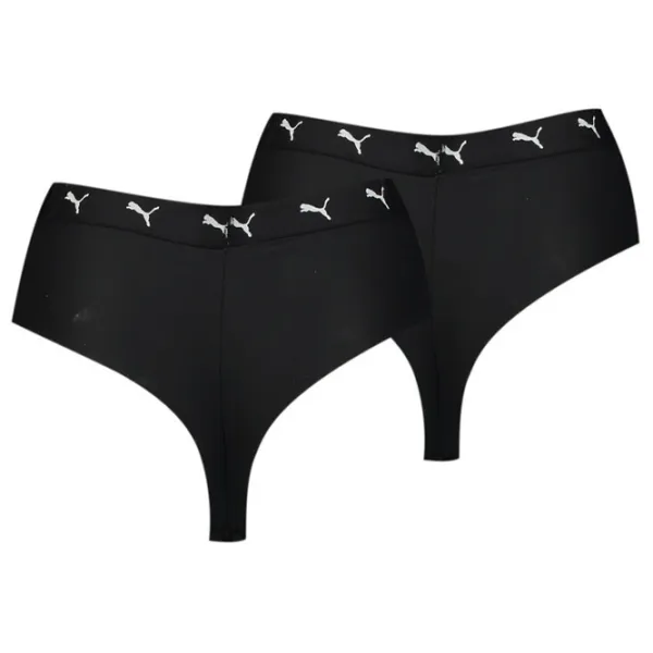 Трусики для женщин Puma High Waist Sporty XL/ Черный/ Стринги photo 2