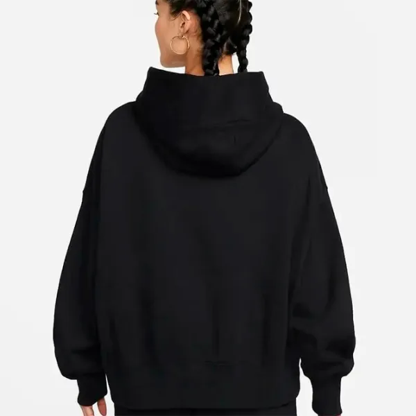 Hanorac pentru femei Nike W Nsw Style Flc Po Hoodie Oos Black photo 2