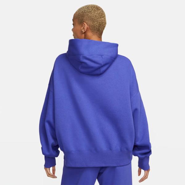 Толстовка для женщин Nike W Nsw Style Flc Po Hoodie Oos Темно-синий photo 2 Толстовка для женщин Nike W Nsw Style Flc Po Hoodie Oos Темно-синий photo 2