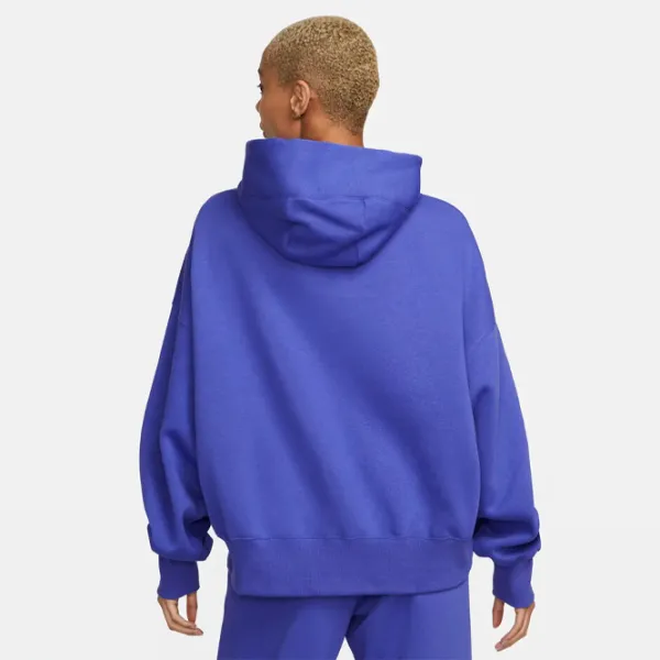 Толстовка для женщин Nike W Nsw Style Flc Po Hoodie Oos Темно-синий photo 2