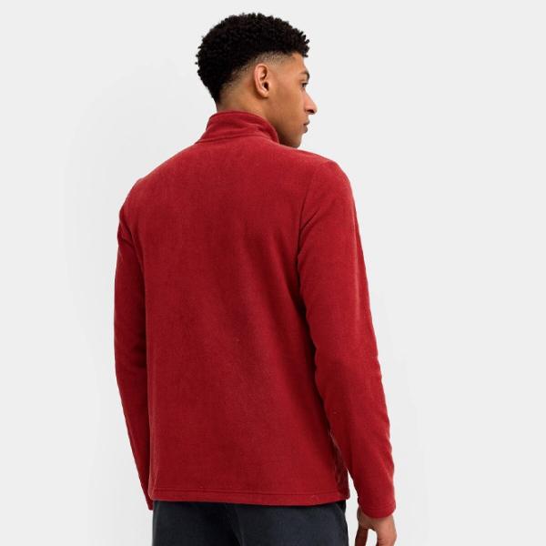 Hanorac pentru bărbați 4F 4FSS23TFLEM074 Drept/ Red photo 5