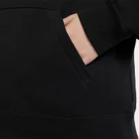 Hanorac pentru femei Nike W Nsw Club Flc Fnl Hoodie Std Black photo 3