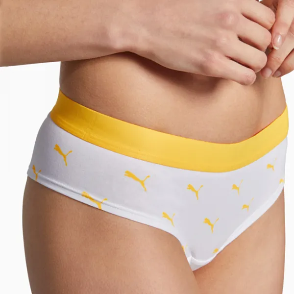 Chiloți pentru femei Puma Cat Logo L/ White/ Braziliano photo 4