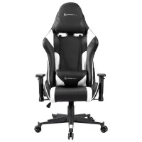 Scaun Gaming Newskill Kitsune White Black photo 3