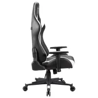 Scaun Gaming Newskill Kitsune White Black photo 4