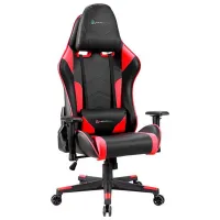 Scaun Gaming Newskill Kitsune Red Black photo 2