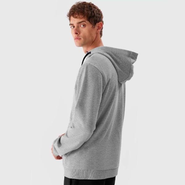 Толстовка для мужчин 4F 4FAW23TSWSM695 Прямой/ Grey photo 6
