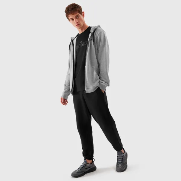 Толстовка для мужчин 4F 4FAW23TSWSM695 Прямой/ Grey photo 7