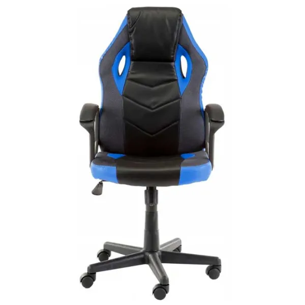 Scaun Gaming Akord F4G FG-19 Black Blue photo 2