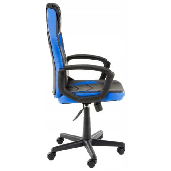 Scaun Gaming Akord F4G FG-19 Black Blue photo 3