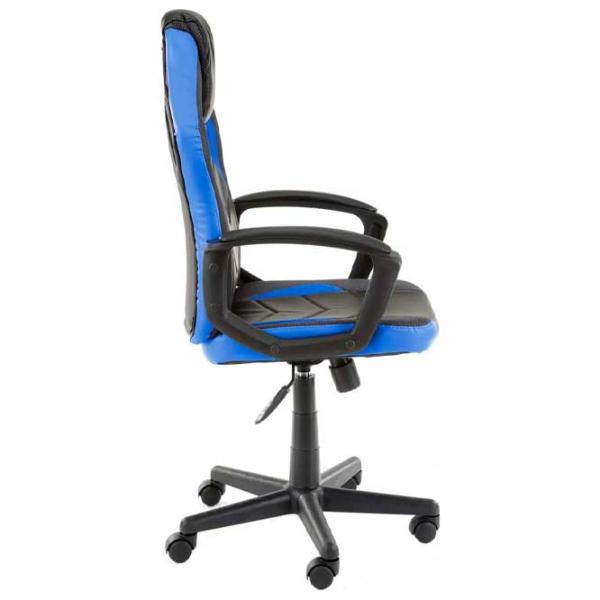 Scaun Gaming Akord F4G FG-19 Black Blue photo 3