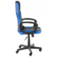Scaun Gaming Akord F4G FG-19 Black Blue photo 3