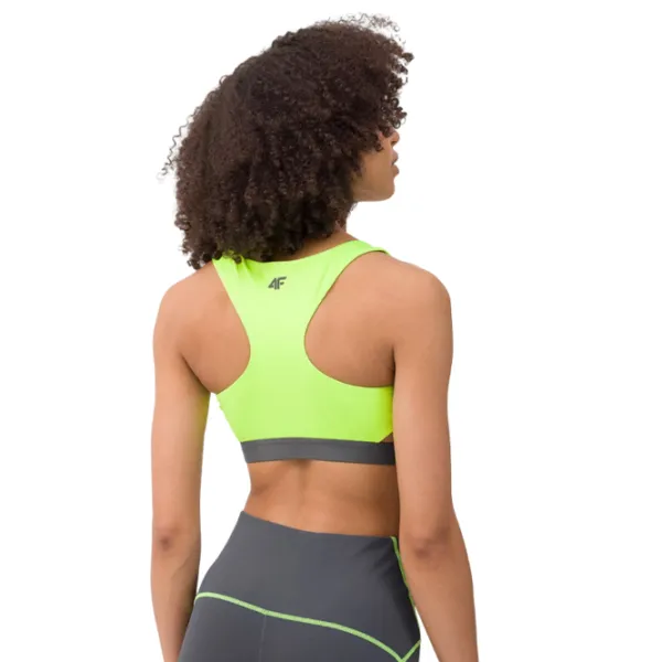 Топ для женщин 4F 4FSS23USBAF035 Зелёный photo 2
