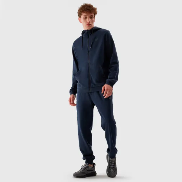 Толстовка для мужчин 4F 4FAW23TSWSM695 Прямой/ Navy Blue photo 3