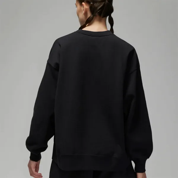 Толстовка для женщин Nike Jordan Flt Flc Crew Черный photo 2