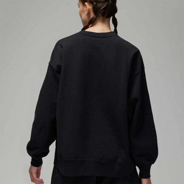 Hanorac pentru femei Nike Jordan Flt Flc Crew Black photo 2 Hanorac pentru femei Nike Jordan Flt Flc Crew Black photo 2