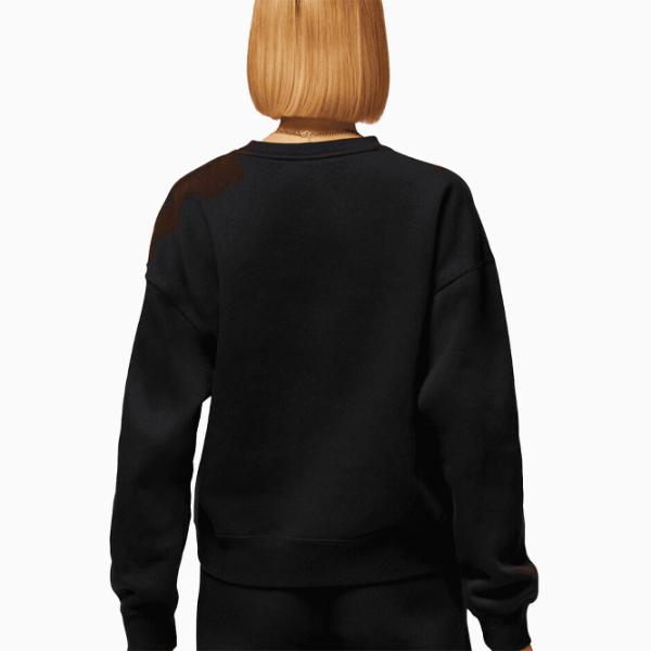 Hanorac pentru femei Nike Jordan Brkln Flc Crew Black photo 3 Hanorac pentru femei Nike Jordan Brkln Flc Crew Black photo 3