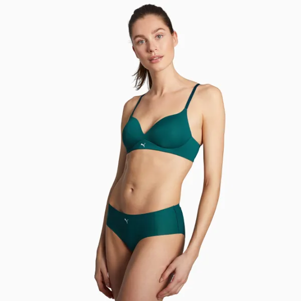 Бюстгальтер для женщин Puma Soft Padded 70C/ Зелёный/ Бра photo 6