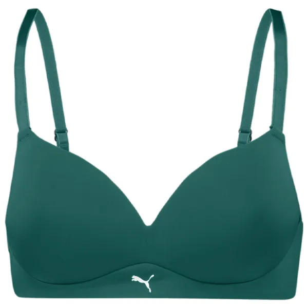 Sutien pentru femei Puma Soft Padded 80C/ Green/ Bra photo 2
