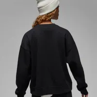 Hanorac pentru femei Nike Jordan Brkln Flc Crew As Black photo 2