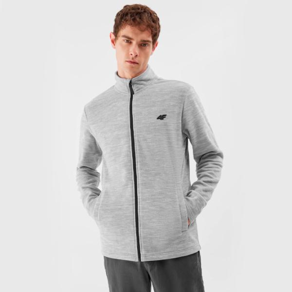 Толстовка для мужчин 4F 4FAW23TFLEM120 Прямой/ Grey photo 2