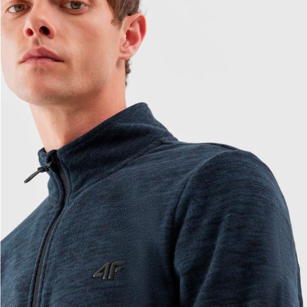 Толстовка для мужчин 4F 4FAW23TFLEM120 Прямой/ Navy Blue photo 3