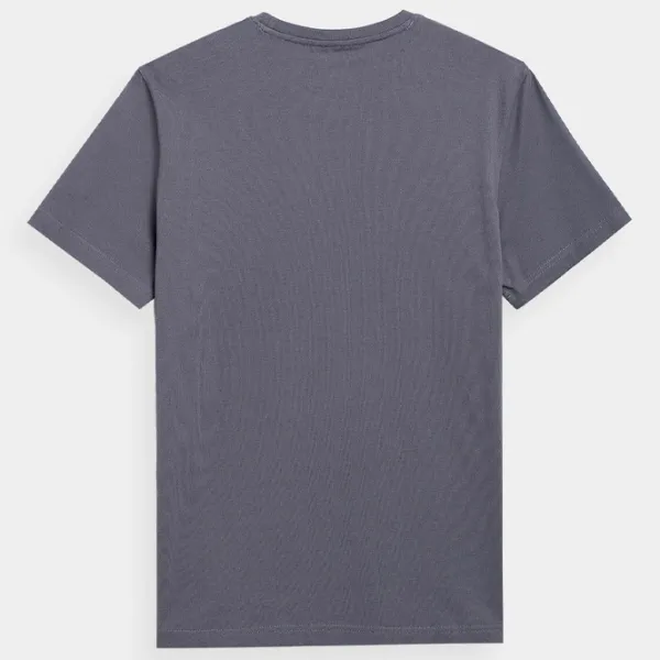 Tricou pentru bărbați 4F 4FSS23TTSHM297-22S 100% bumbac/ Gray photo 2