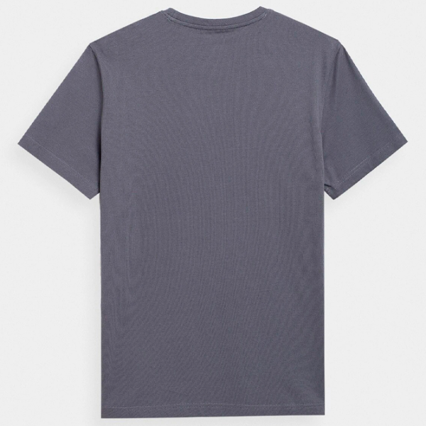 Tricou pentru bărbați 4F 4FSS23TTSHM297-22S 100% bumbac/ Gray photo 2