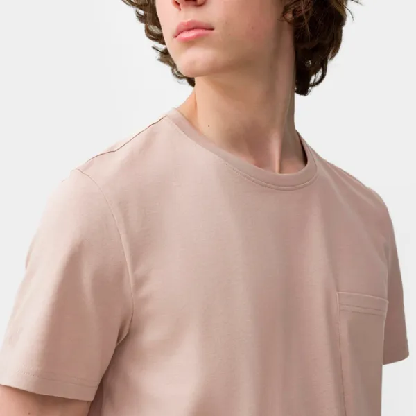 Футболка для мужчин 4F 4FSS23TTSHM297-83S 100% хлопок/ Бежевый photo 5