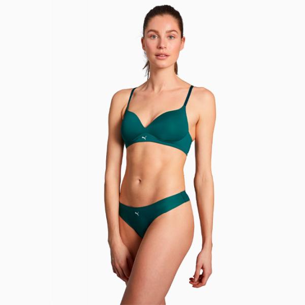 Chiloți pentru femei Puma Seamless L/ Green/ Tanga photo 3